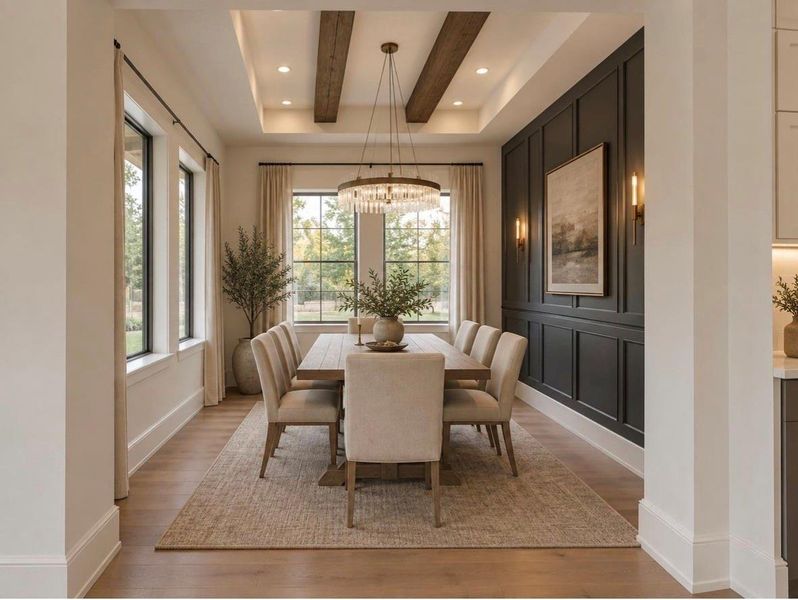 Furnished interior view inside a new home in , Montgomery (Image 8).