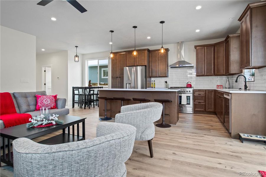 Furnished interior view inside a new home in , Denver (Image 14).