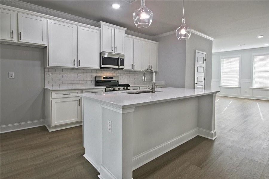 Furnished interior view inside a new home in Cooper's Walk, Loganville (Image 6).