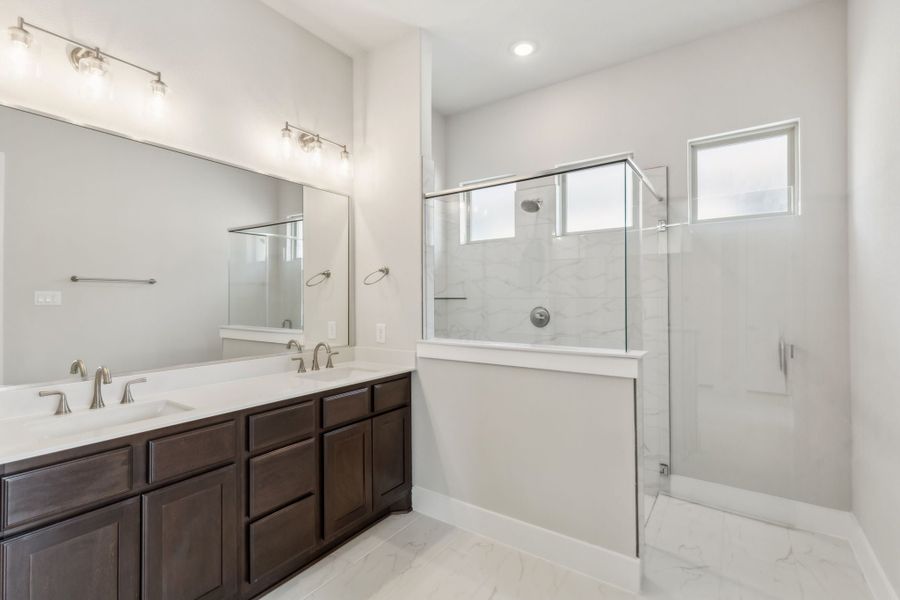 Furnished interior view inside a new home in Painted Tree Lakeside, McKinney (Image 11).