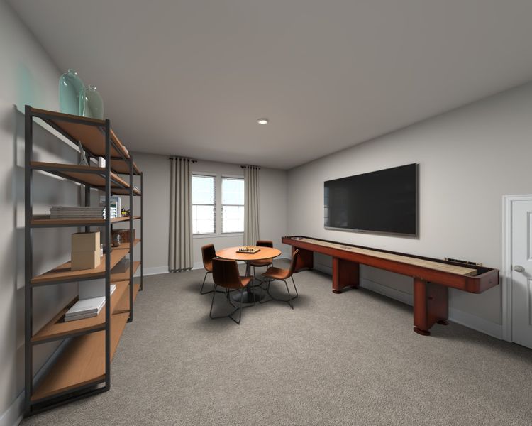 Furnished interior view inside a new home in Marshburn Landing - Signature Series, Wendell (Image 7).