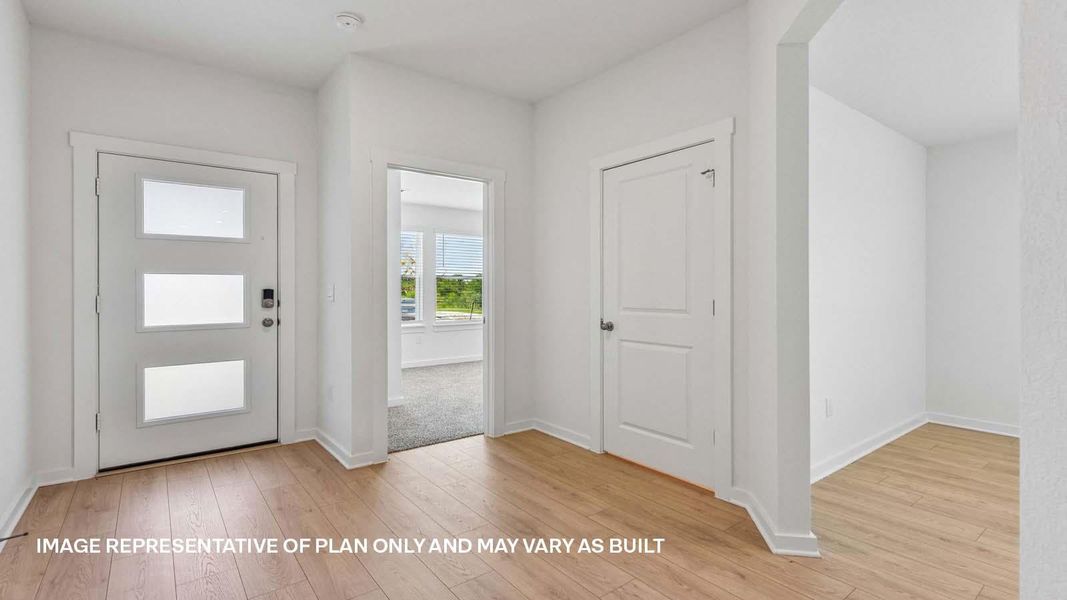 Spacious, unfurnished interior of a new home in Trails at Wildhorse, Austin (Image 15). Spacious, unfurnished interior of a new home in Trails at Wildhorse, Austin (Image 15).