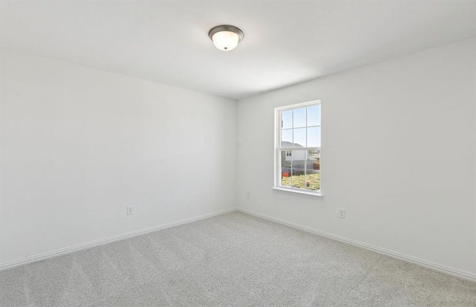 Spacious secondary bedroom