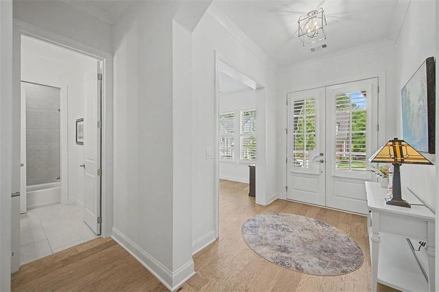 Spacious, unfurnished interior of a new home in Lakeside at River Green, Canton (Image 22).