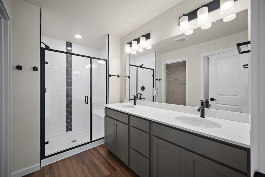 Furnished interior view inside a new home in Aspen Ranch, Fountain (Image 16). Furnished interior view inside a new home in Aspen Ranch, Fountain (Image 16).