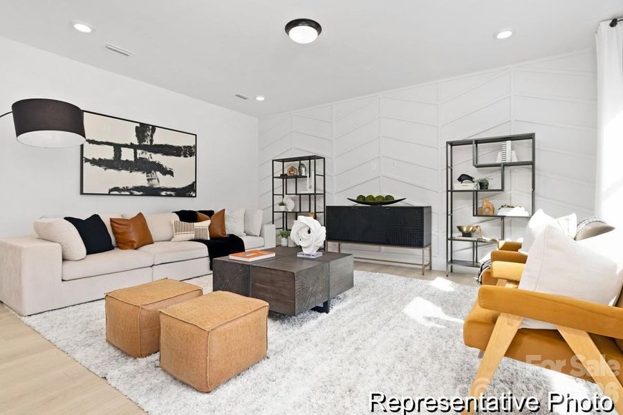 Furnished interior view inside a new home in Lowell Woods, Lowell (Image 10).