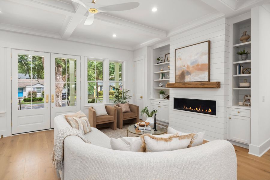 Furnished interior view inside a new home in , Mount Pleasant (Image 63).
