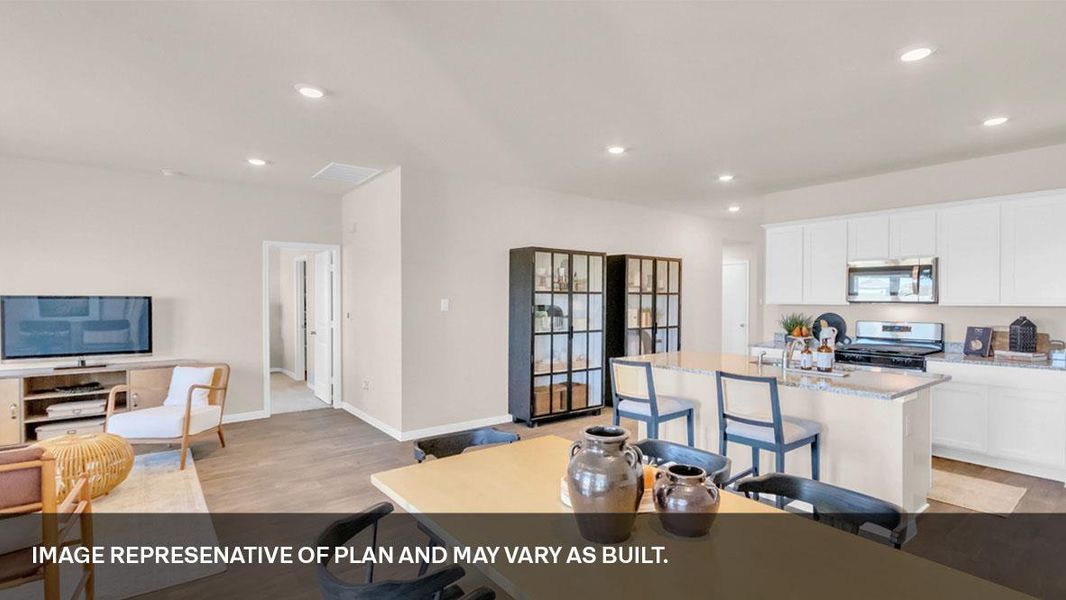 Furnished interior view inside a new home in Monarch Ranch, Manor (Image 12).