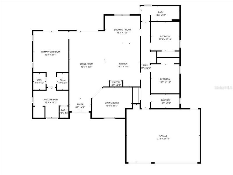 2D floor plan layout of this home in , Cape Coral, FL (Image 5).