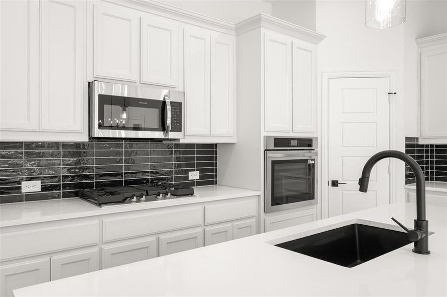 Furnished interior view inside a new home in Westside Preserve - 60ft. lots, Midlothian (Image 15).