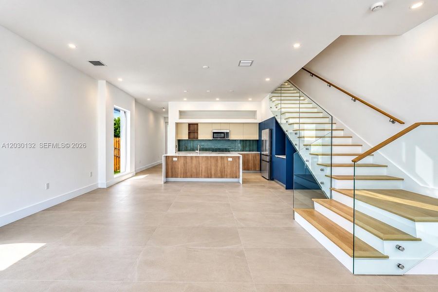 Furnished interior view inside a new home in , Miami (Image 6).