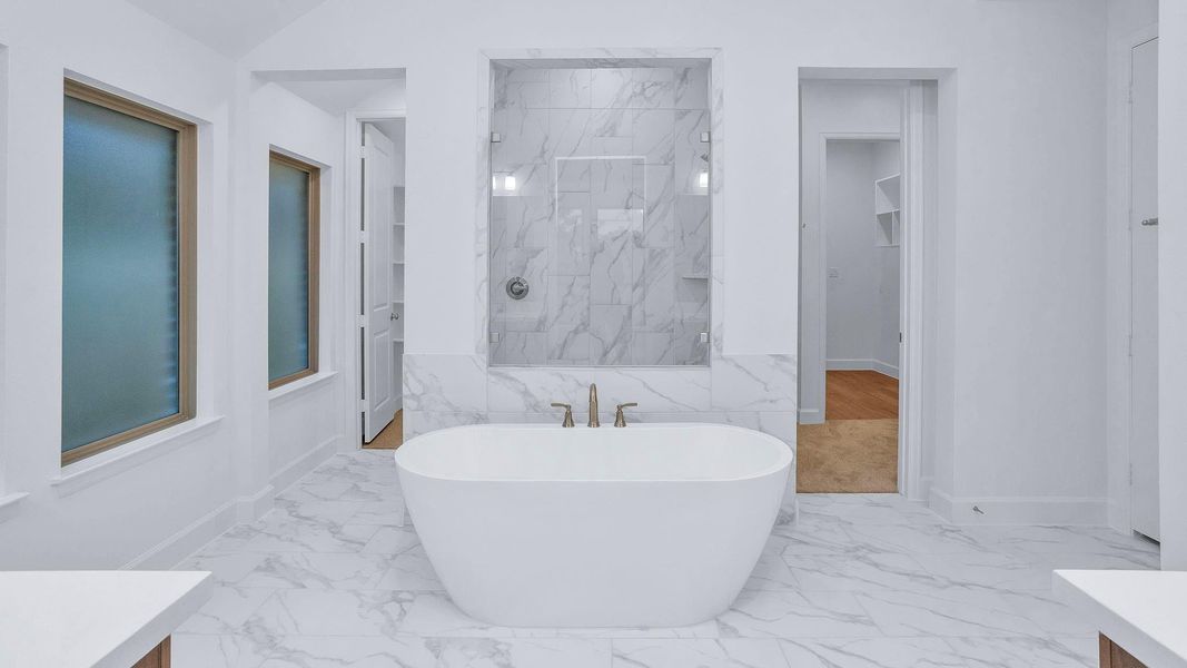 Furnished interior view inside a new home in Woodhavyn 50', Magnolia (Image 4).