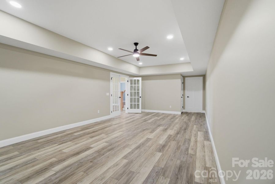 Ideal for a game room, theater or in-home gym