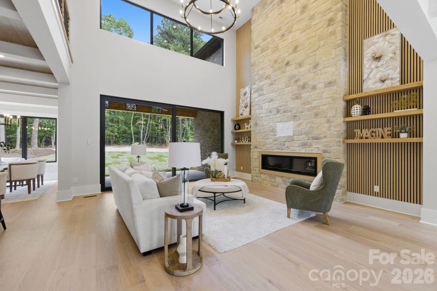Two Story Living Room Two Story Living Room
