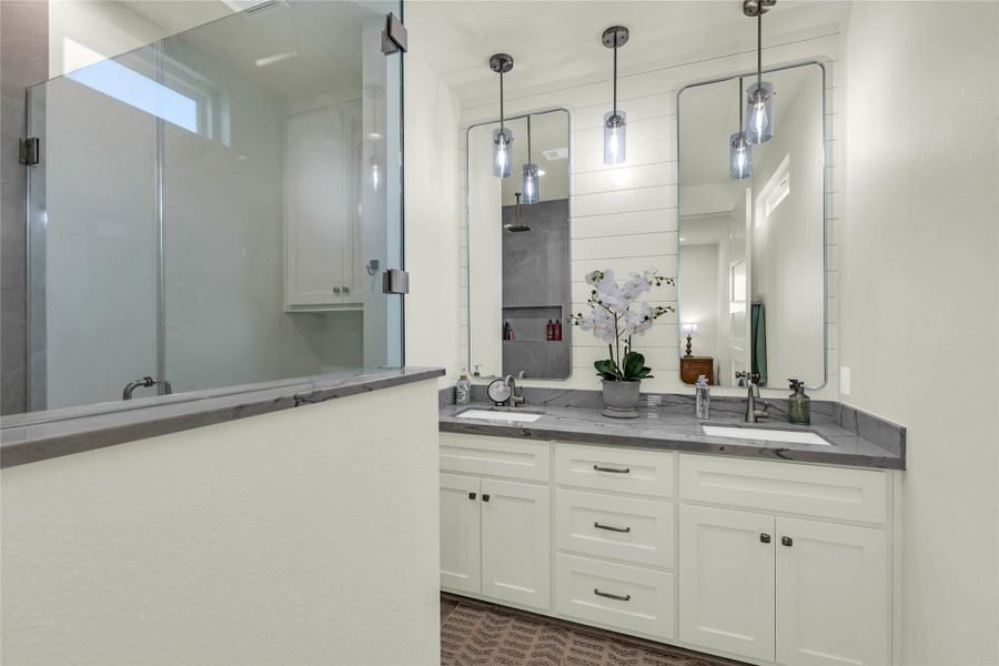 Furnished interior view inside a new home in , Crystal Beach (Image 7). Furnished interior view inside a new home in , Crystal Beach (Image 7).