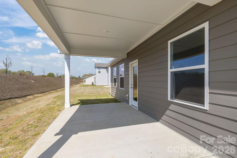 Exterior details and patio area of a home in McFarland Estates, York (Image 21).