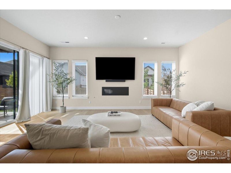 Furnished interior view inside a new home in Pelican Shores at Water Valley, Windsor (Image 12).