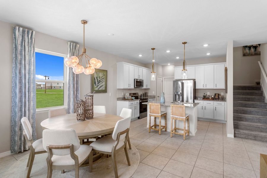 Dining Area and Kitchen Dining Area and Kitchen