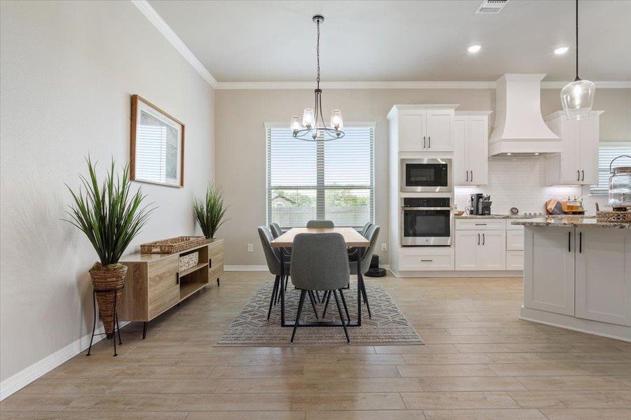 Furnished interior view inside a new home in , Belton (Image 17).