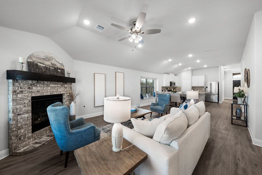 Furnished interior view inside a new home in Fox Landing, Caddo Mills (Image 13).