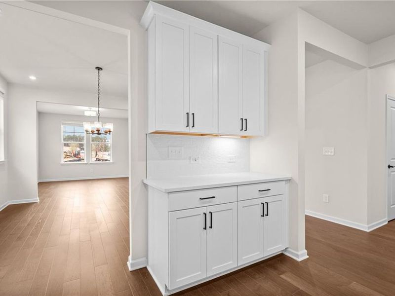 Furnished interior view inside a new home in Kelly Preserve, Loganville (Image 9).