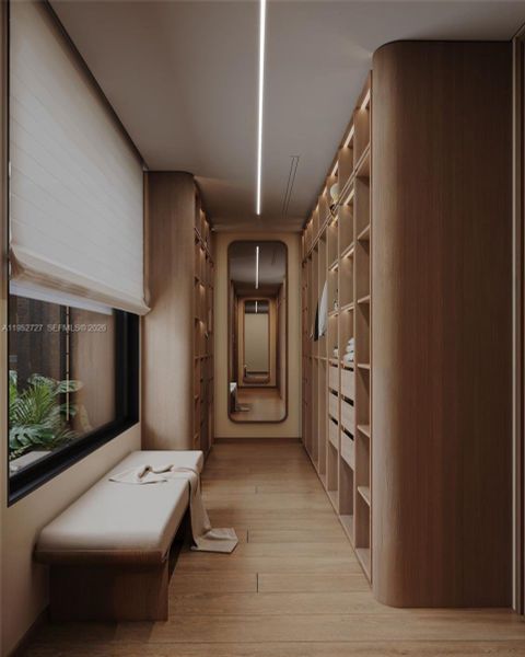 Furnished interior view inside a new home in , Miami Beach (Image 8).