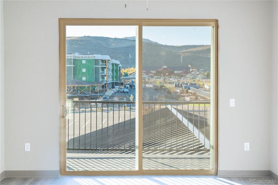 Actual view from unit.