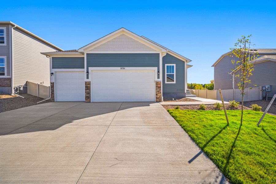 Exterior details and patio area of a home in Aspen Ranch, Fountain (Image 3).
