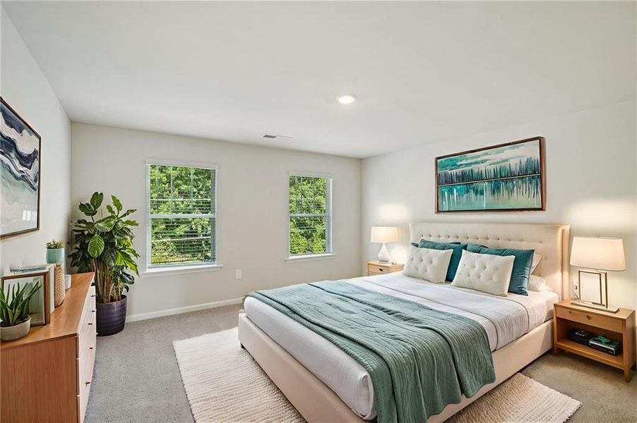 Furnished interior view inside a new home in Avalon - Vista Series, Conyers (Image 4).