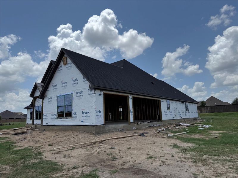 In-progress construction of a new home in , College Station, TX (Image 22).