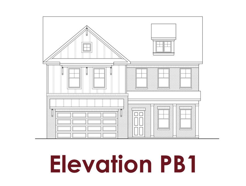 Representative rendering of the exterior for the Cascade                                                                Primary Suite on Main by Chafin Communities (Image 10).