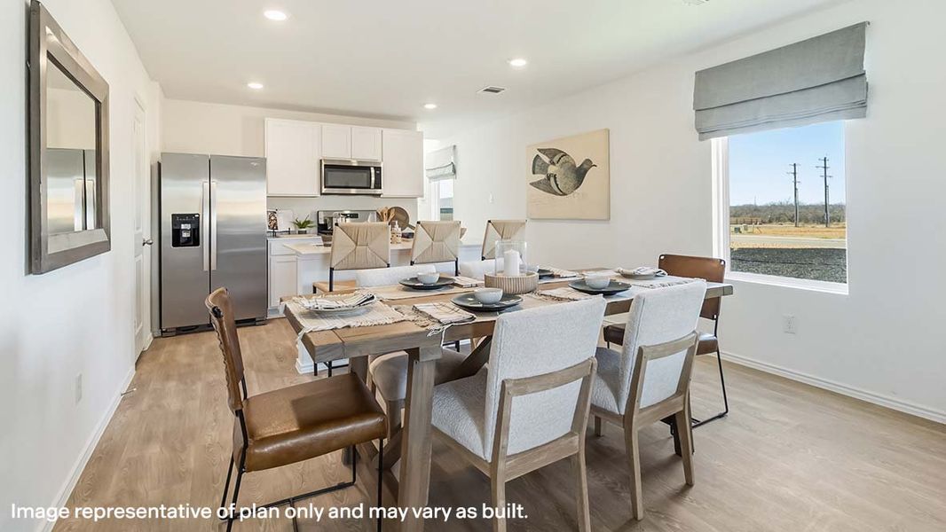 Furnished interior view inside a new home in Hickory Ridge, Elmendorf (Image 8).