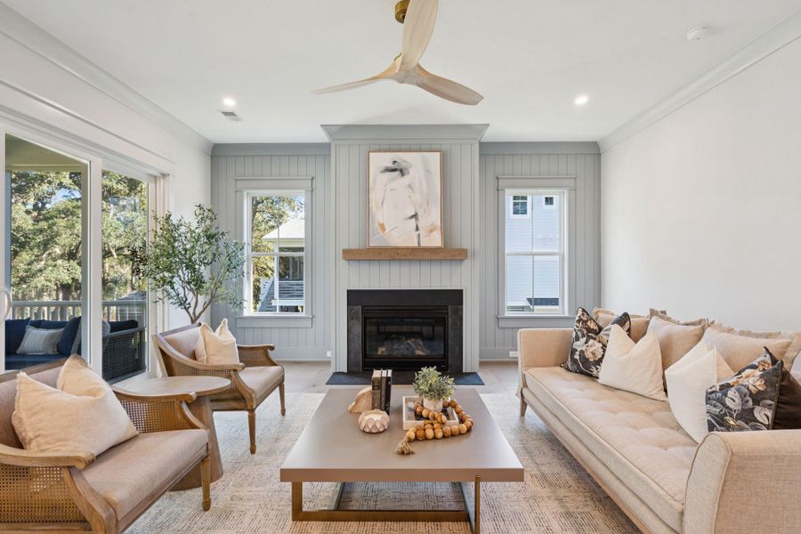 Furnished interior view inside a new home in , Johns Island (Image 5).