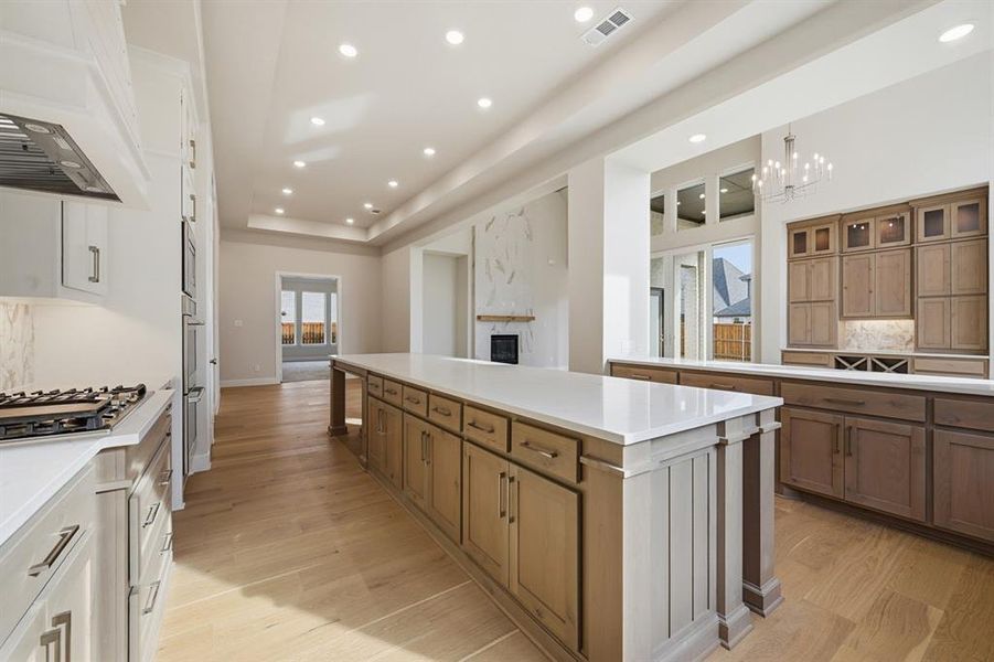 Furnished interior view inside a new home in Sandbrock Ranch, Aubrey (Image 8).