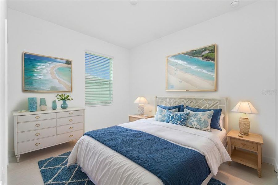 Furnished interior view inside a new home in Island Lakes at Coco Bay: Villas, Englewood (Image 10).