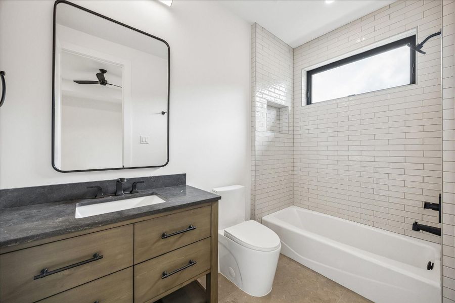 Furnished interior view inside a new home in , Houston (Image 18).