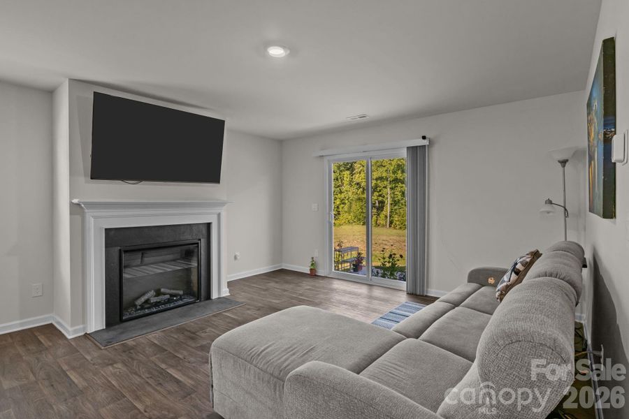 Furnished interior view inside a new home in Mills at Long Creek, Dallas (Image 5).