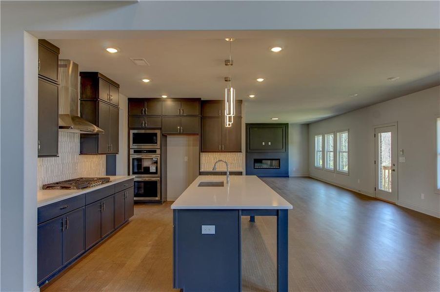 Furnished interior view inside a new home in , Conyers (Image 6).