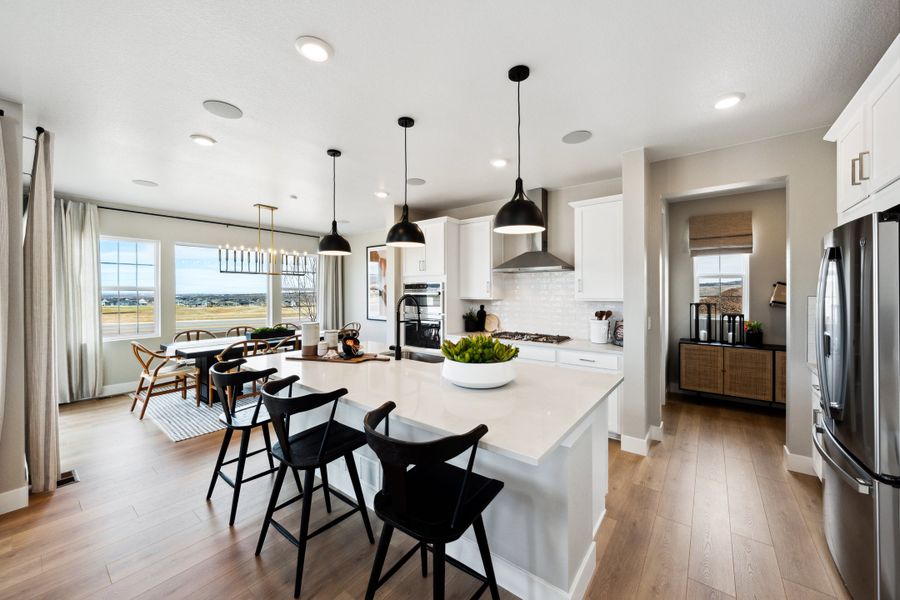 Furnished interior view inside a new home in Sterling Ranch Ascent Village, Littleton (Image 12).