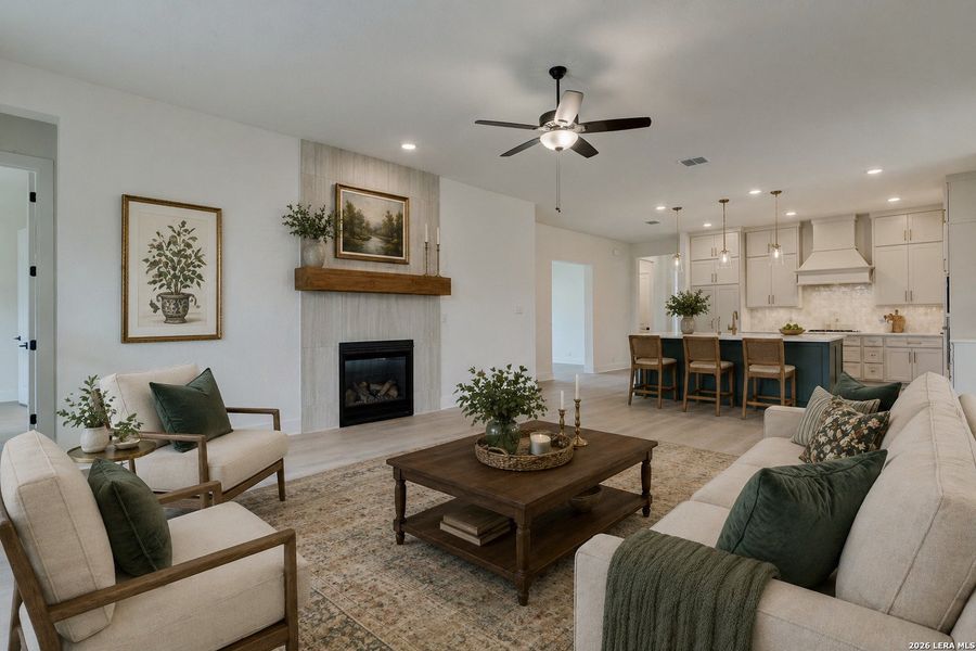 Furnished interior view inside a new home in Megan's Landing, Castroville (Image 17).