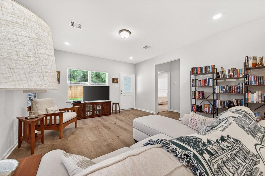 Furnished interior view inside a new home in Mill Creek Trails, Magnolia (Image 7).