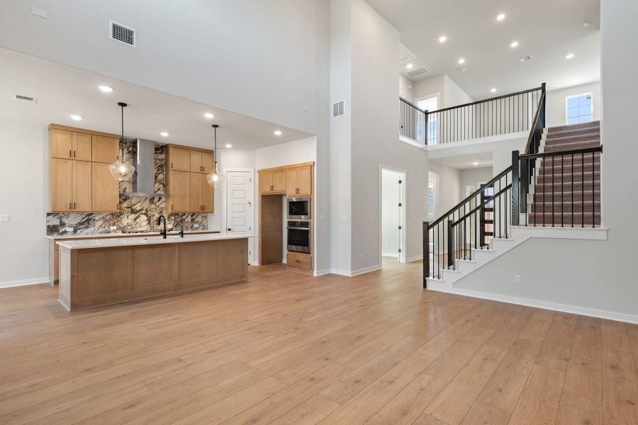 Furnished interior view inside a new home in Heritage, Dripping Springs (Image 5). Furnished interior view inside a new home in Heritage, Dripping Springs (Image 5).