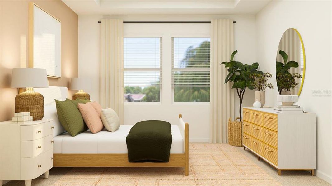 Furnished interior view inside a new home in Meadow Pointe, Groveland (Image 19).