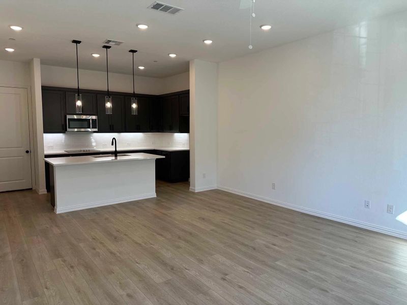 Open Kitchen-Living-Dining Room Construction Progress Open Kitchen-Living-Dining Room Construction Progress