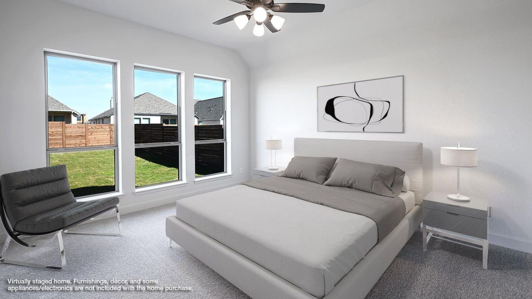 Furnished interior view inside a new home in Juniper Springs, Lockhart (Image 8).