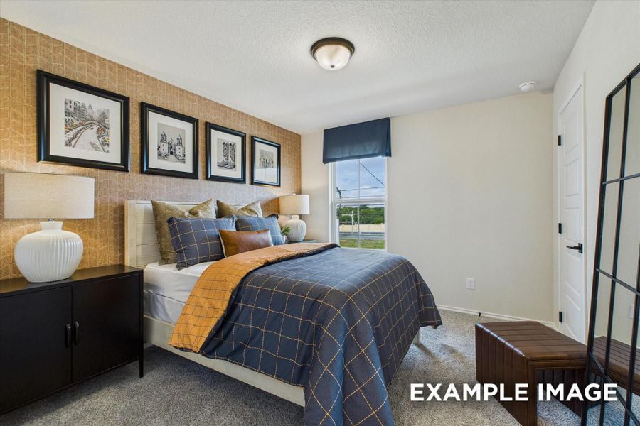 Representative furnished interior of a home built from the The Florence C by Davidson Homes LLC in Buffalo Way Villas, Houston (Image 15).