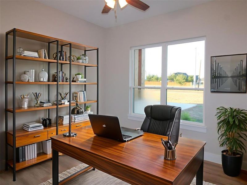 Furnished interior view inside a new home in , Waxahachie (Image 7).