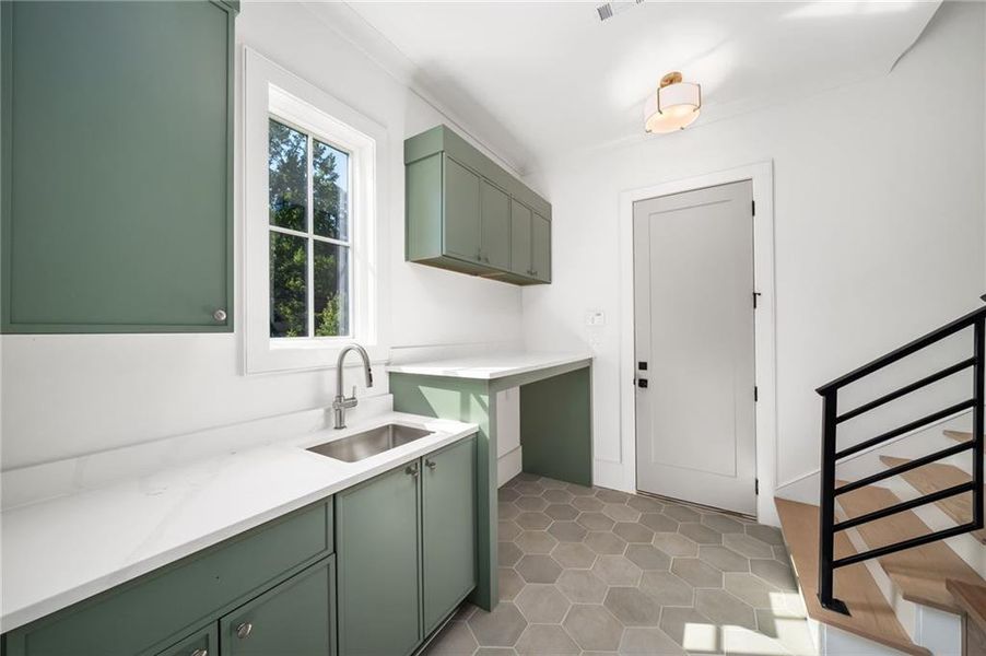 Furnished interior view inside a new home in , Roswell (Image 18).