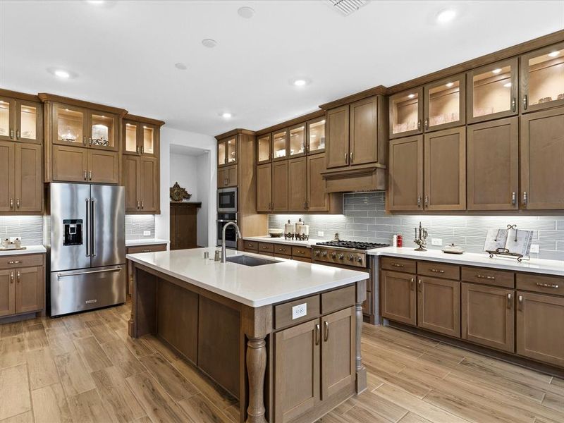 Furnished interior view inside a new home in Gean Estates, Keller (Image 8).