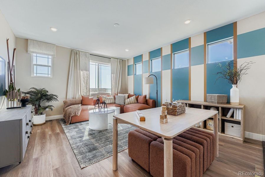 Furnished interior view inside a new home in Wolf Creek Run, Strasburg (Image 19).